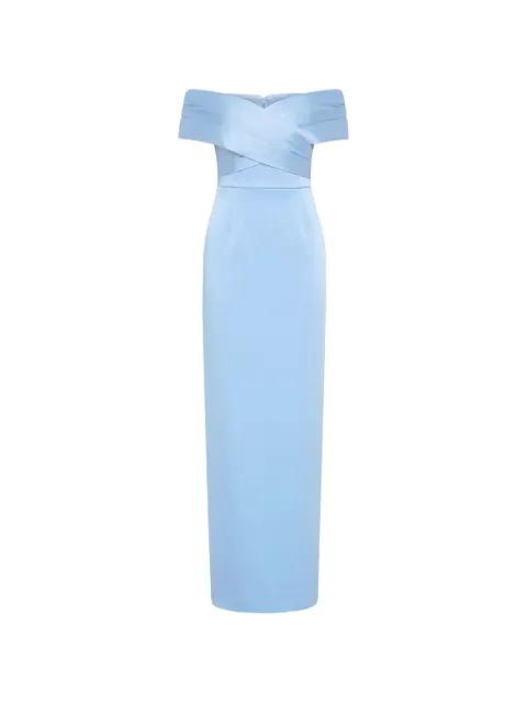 Kai off-shoulder maxi dress by REBECCA VALLANCE