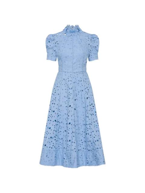 Kitsu high-neck midi dress by REBECCA VALLANCE