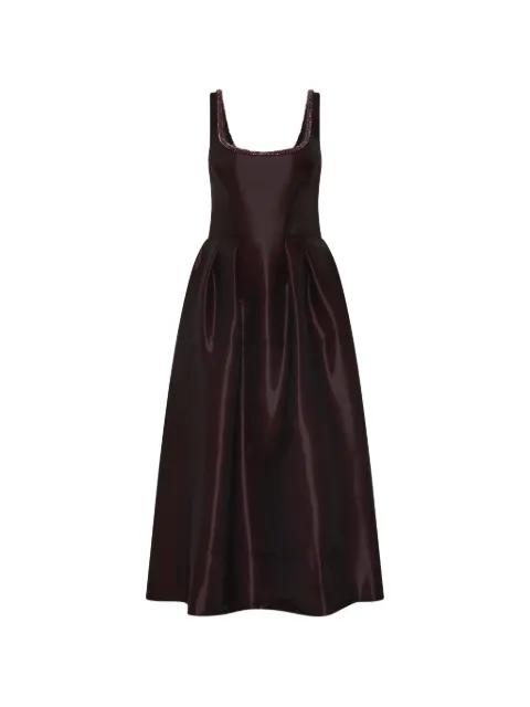 Lourdes beaded midi dress by REBECCA VALLANCE