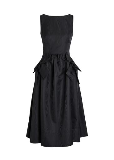 Narcissa jacquard taffeta midi dress by REBECCA VALLANCE