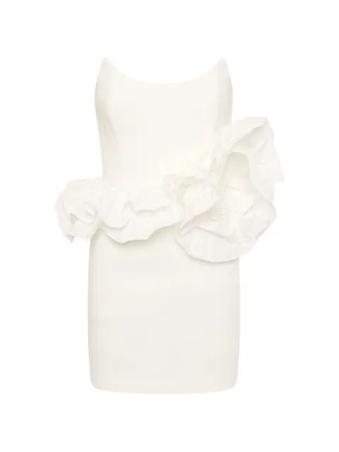 Ozias ruffled strapless mini dress by REBECCA VALLANCE