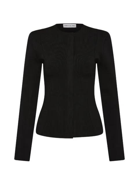 Perach knit jacket by REBECCA VALLANCE