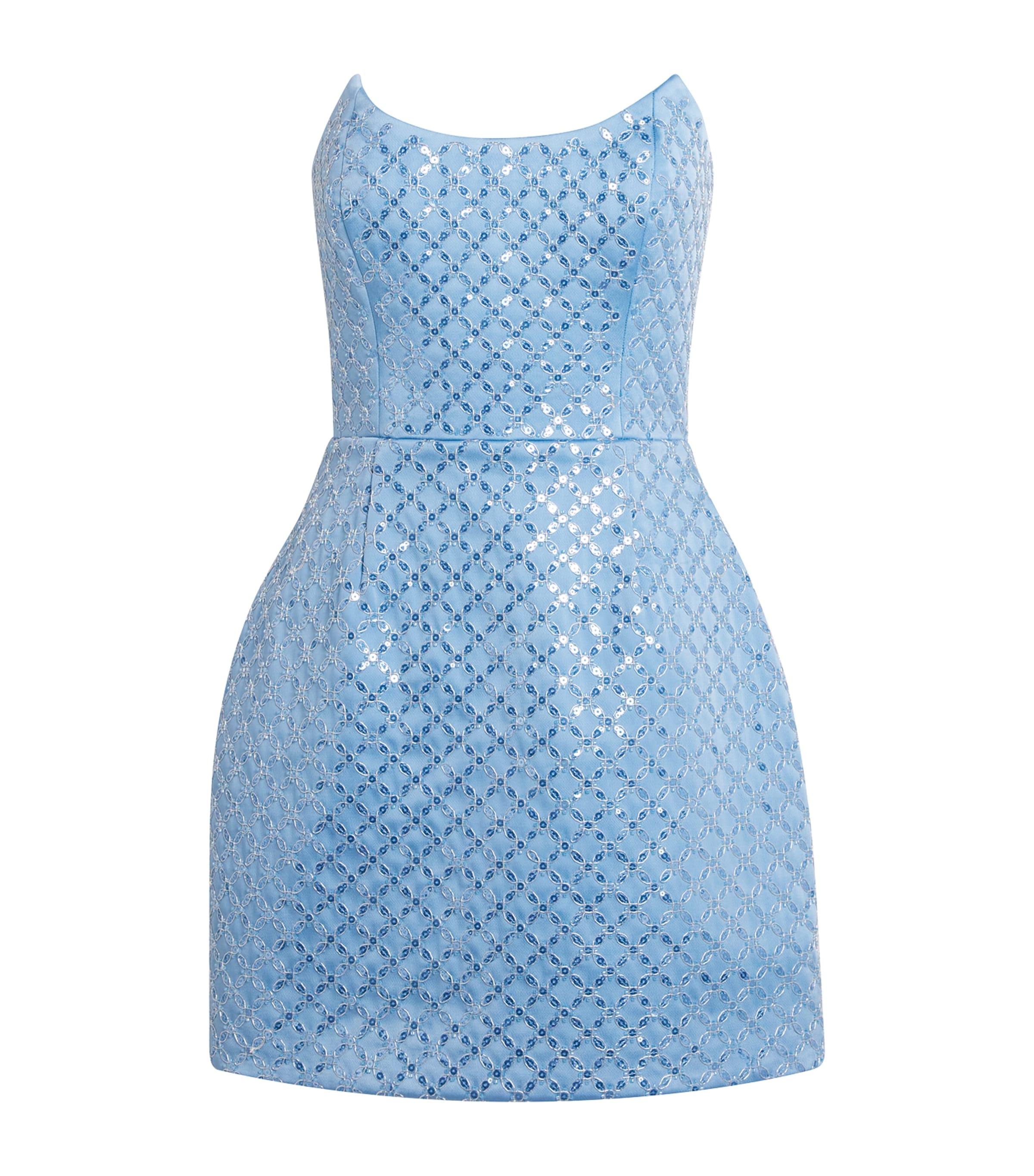 Rebecca Vallance Embellished Alix Mini Dress by REBECCA VALLANCE