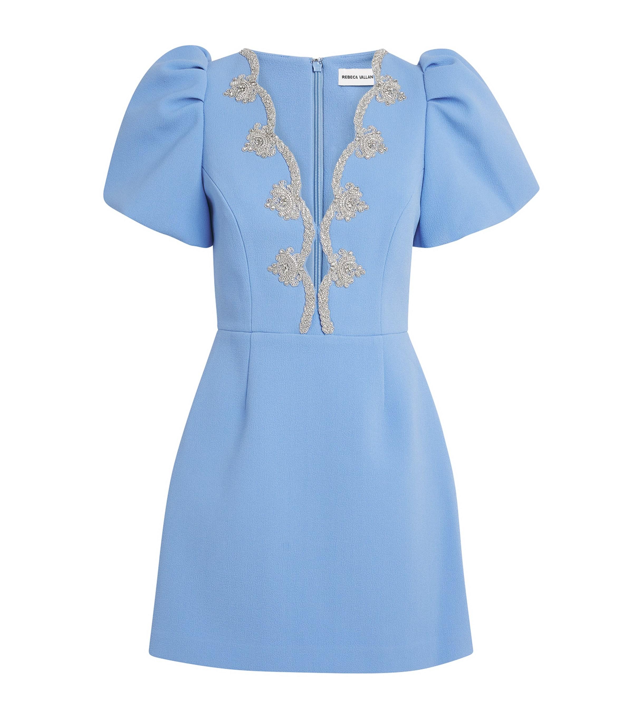 Rebecca Vallance Embellished Halterneck Harlynn Mini Dress by REBECCA VALLANCE