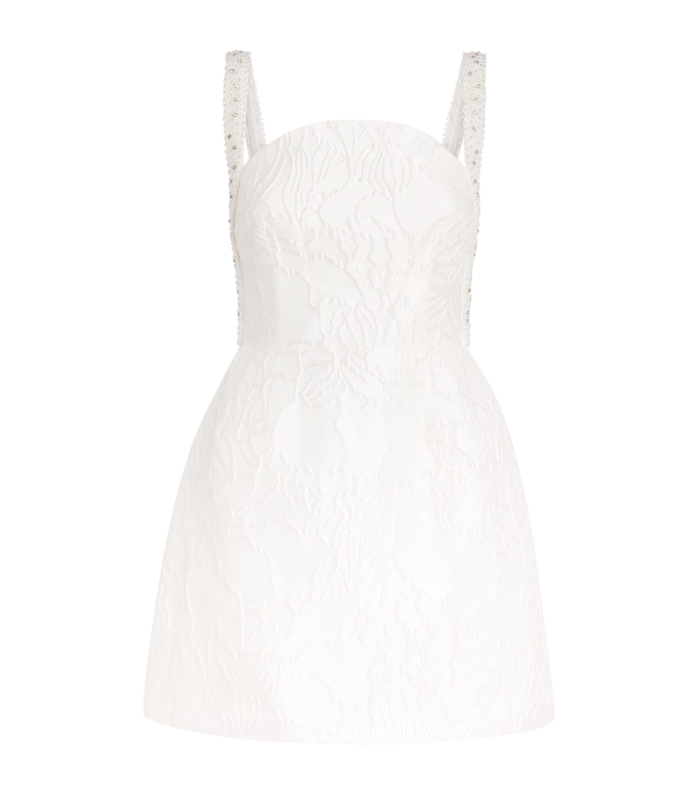 Rebecca Vallance Jacquard Winslet Mini Dress by REBECCA VALLANCE