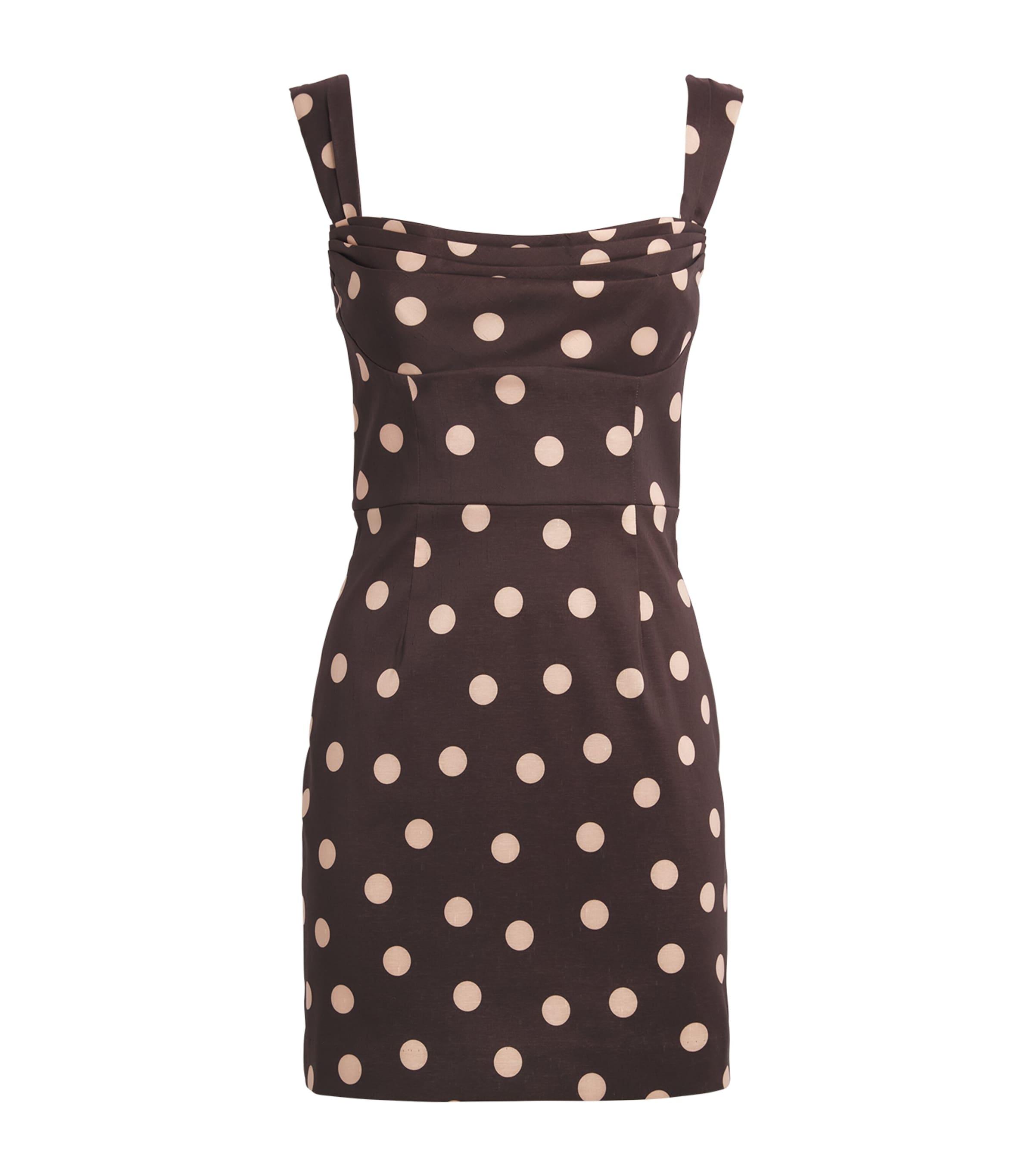 Rebecca Vallance Polka Dot Vivianne Mini Dress by REBECCA VALLANCE