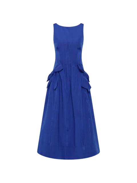Teles bow-embellished midi dress by REBECCA VALLANCE