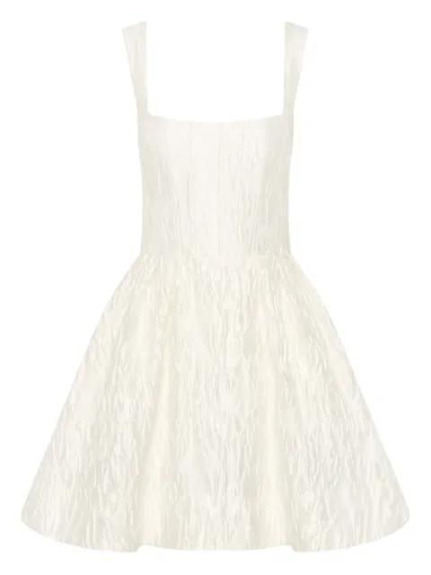 Vanilla Dreams square-neck mini dress by REBECCA VALLANCE