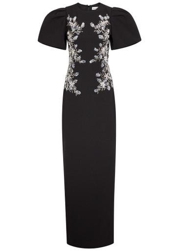 Zephyr embellished crepe gown by REBECCA VALLANCE