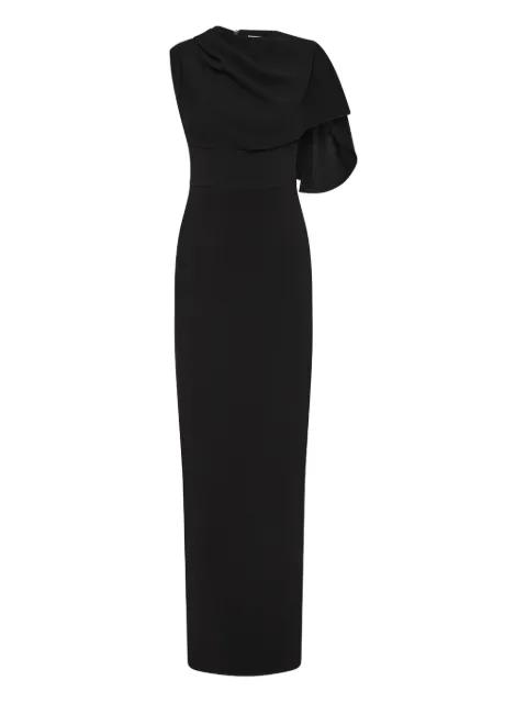 asymmetric draped dress by REBECCA VALLANCE