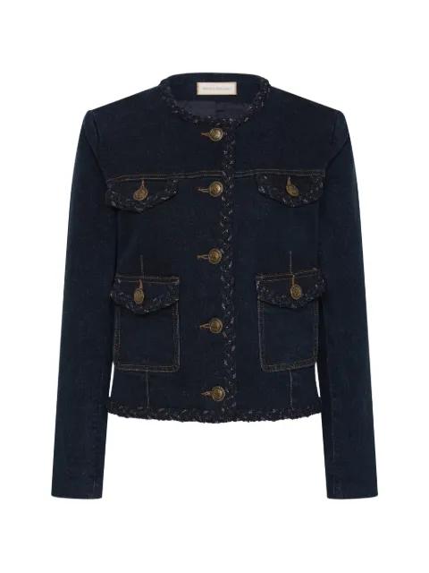 buttoned kairo jacket by REBECCA VALLANCE