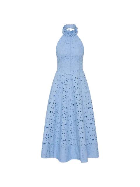 halterneck midi dress by REBECCA VALLANCE