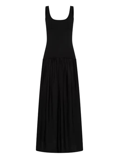 kristen ruffled midi dress by REBECCA VALLANCE