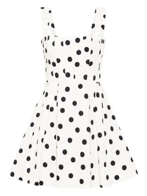 square neck polka dot maisie mini dress by REBECCA VALLANCE