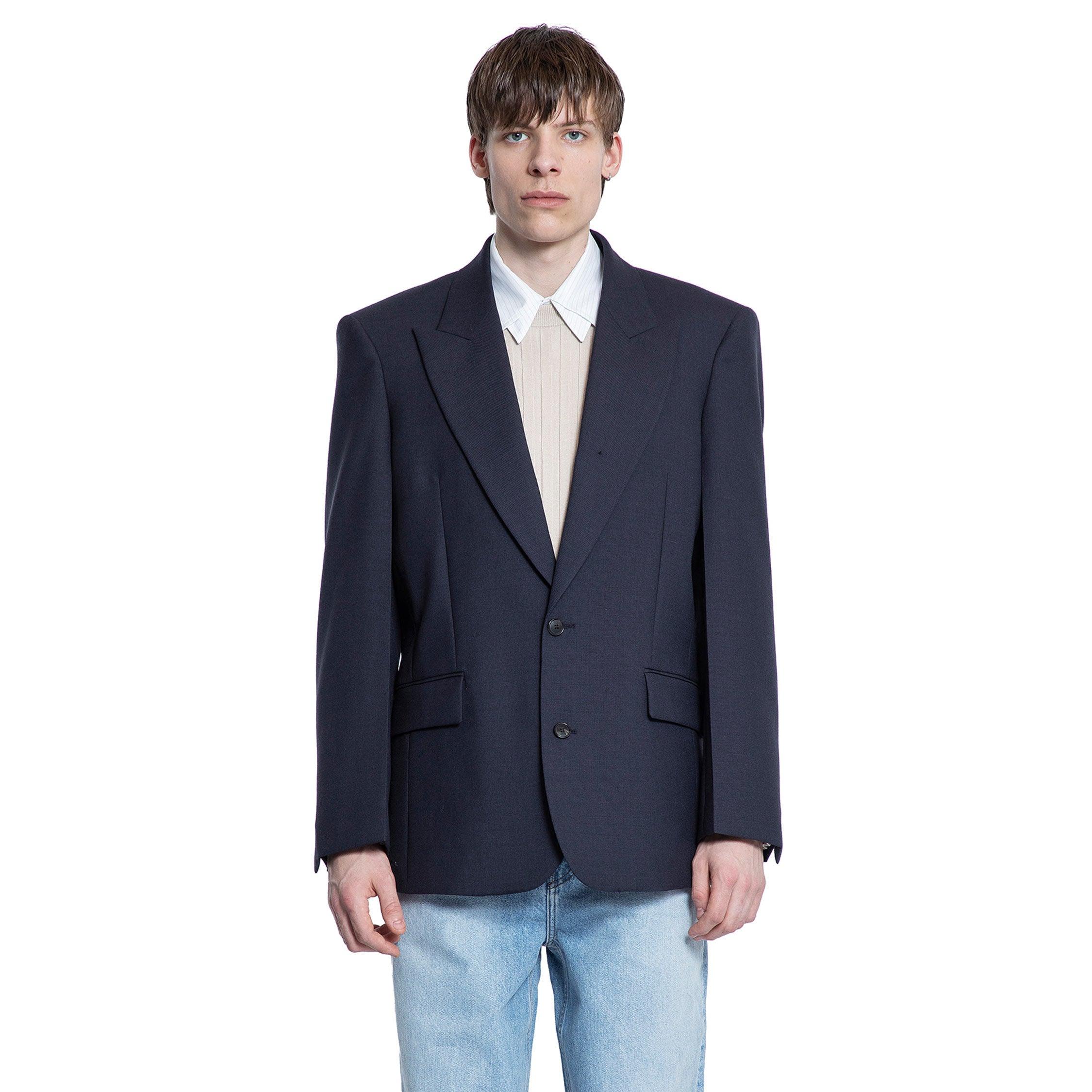 Structured Wool Tailored Blazer by RECTO
