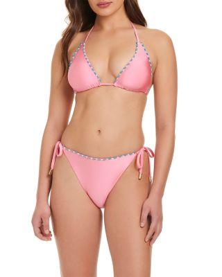 Classic Triangle Bikini Top & Tie Side Bikini Bottom by RED CARTER