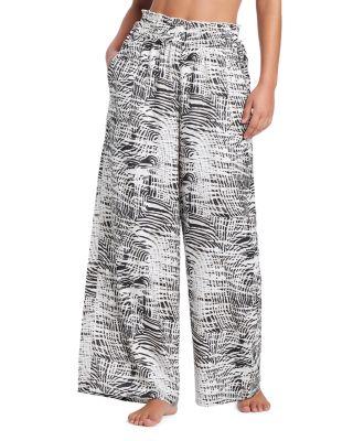 Wide Leg Pants Swim Cover Up by RED CARTER