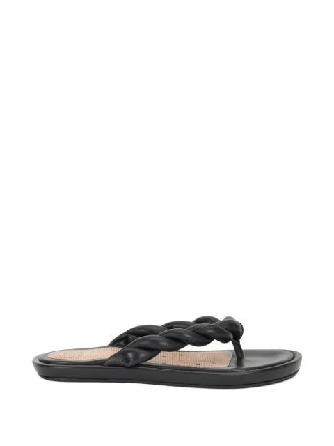 braided-straps flip flops by RED(V)