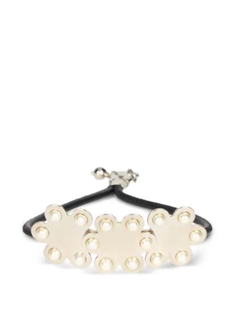 flower embellishment bracelet by RED(V)