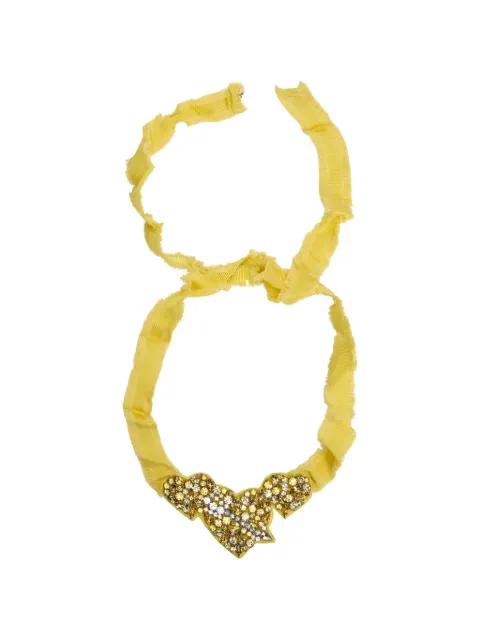 fringed heart necklace by RED(V)