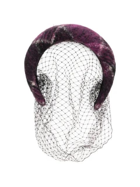 mottled veil headband by RED(V)