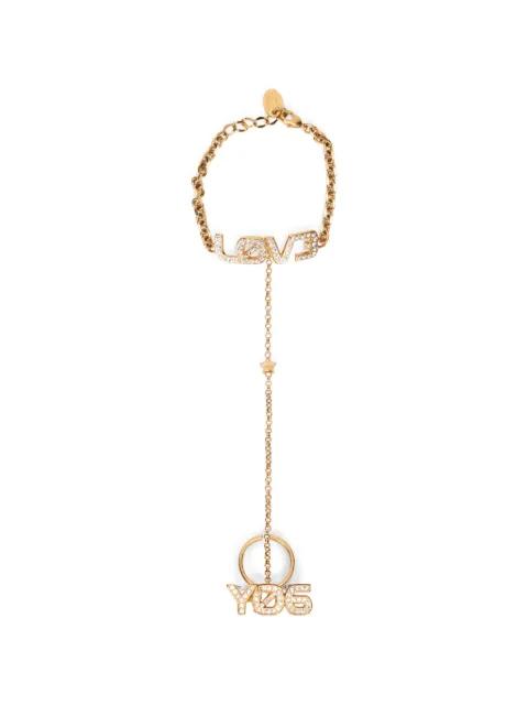 pave-set chain hand jewellery by RED(V)
