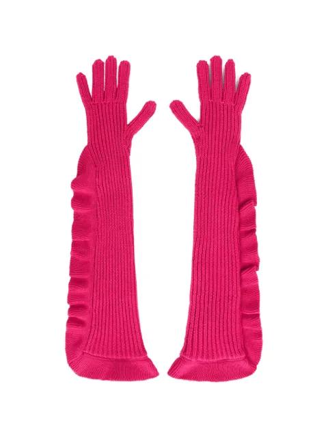 ruffled gloves by RED(V)