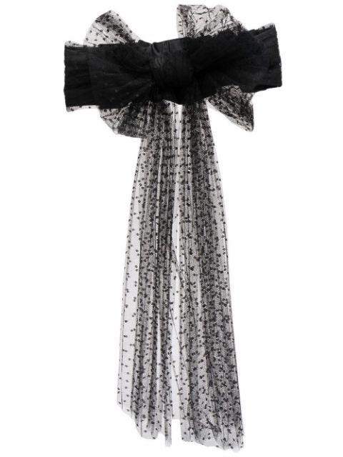 semi-sheer bow-detail belt by RED(V)