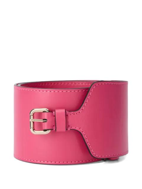 topstitched buckle belt by RED(V)