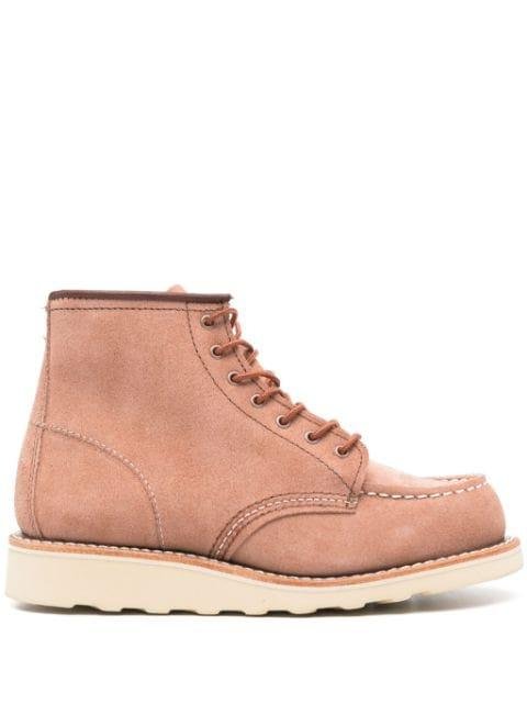 Classic Moc suede boots by RED WING SHOES