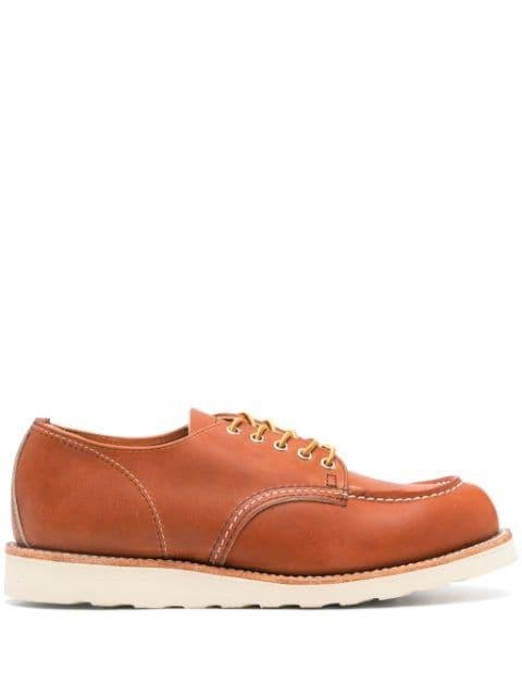 Shop Moc leather derby shoes by RED WING SHOES