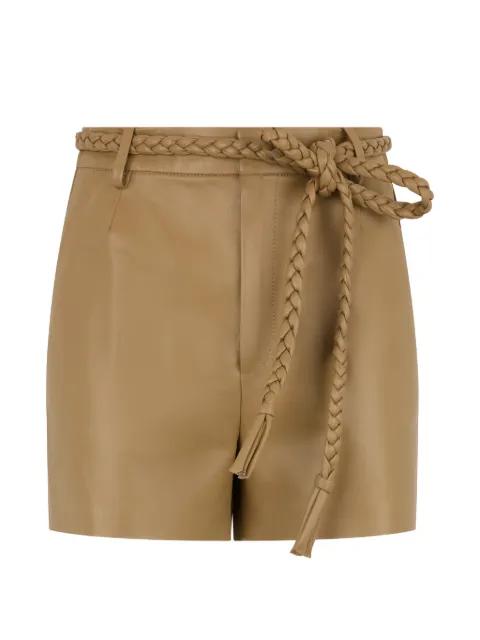 braided belt shorts by REDVALENTINO