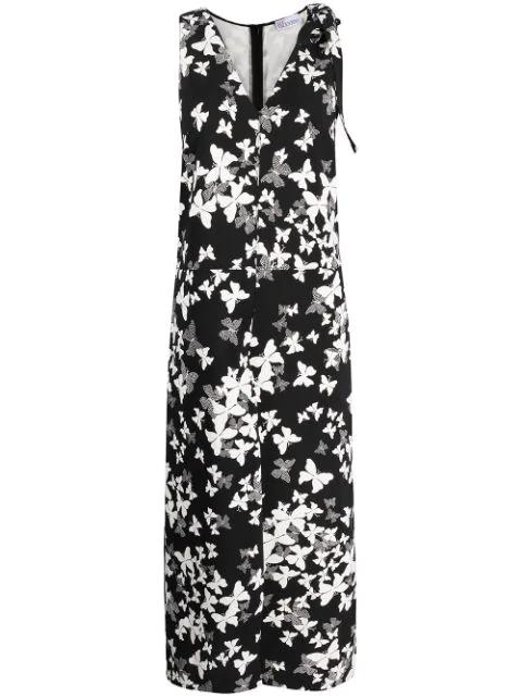 butterfly-print jumpsuit by REDVALENTINO