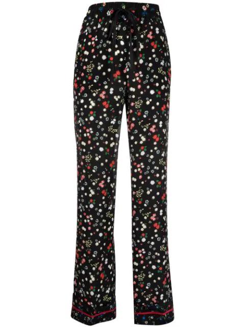 floral-print elasticated-waist trousers by REDVALENTINO