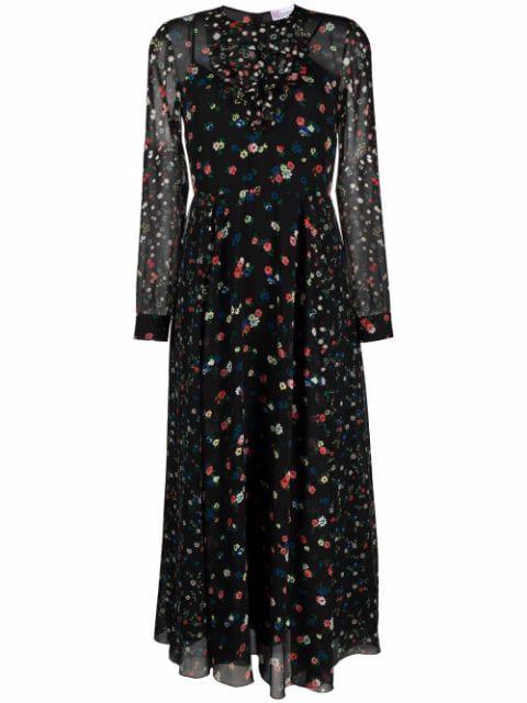 floral-print maxi dress by REDVALENTINO