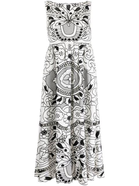 graphic-print sleeveless dress by REDVALENTINO