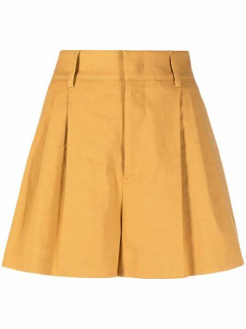 high-waisted tailored shorts by REDVALENTINO