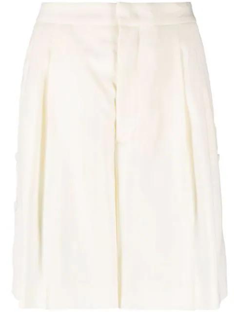 high-waisted tailored shorts by REDVALENTINO