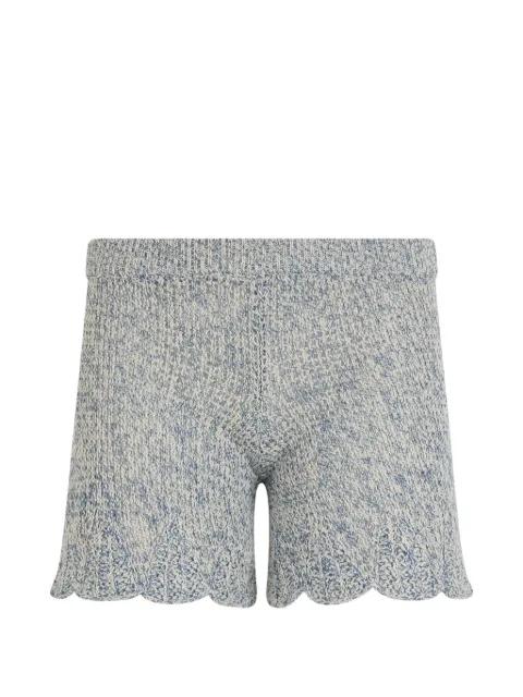 knitted shorts by REDVALENTINO