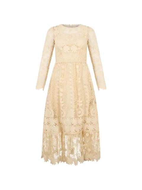 lace midi dress by REDVALENTINO