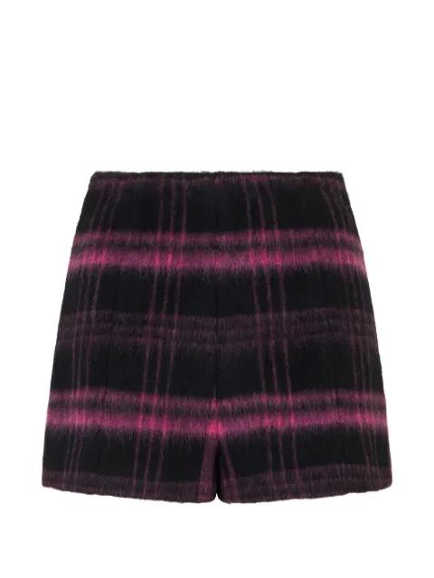 plaid shorts by REDVALENTINO