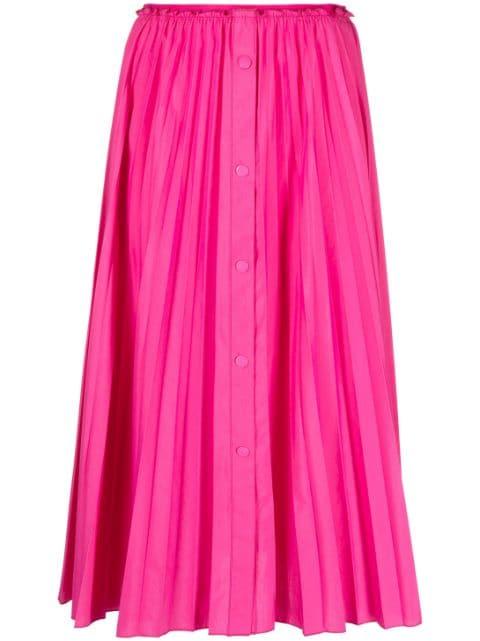 pleated midi skirt by REDVALENTINO