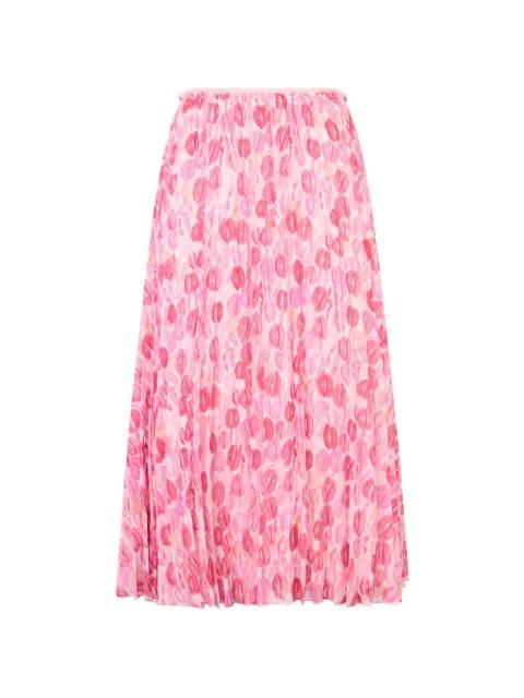 pleated midi skirt by REDVALENTINO