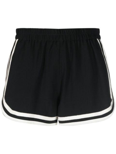 ribbon-trim mini shorts by REDVALENTINO