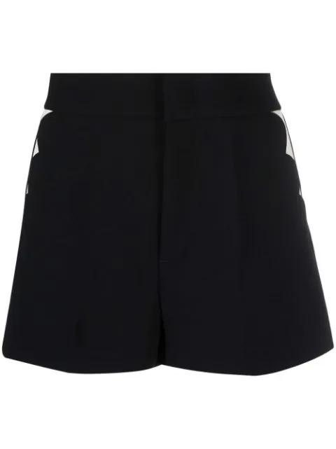 scalloped pocket shorts by REDVALENTINO