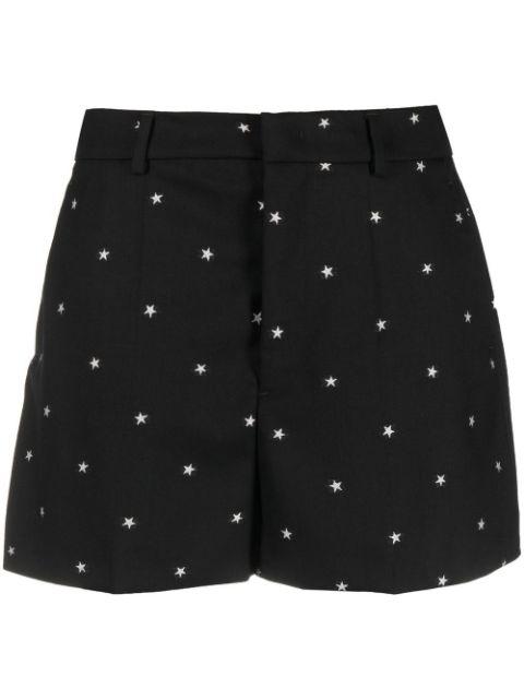 star-print shorts by REDVALENTINO