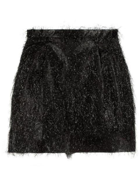 textured mini skirt by REDVALENTINO
