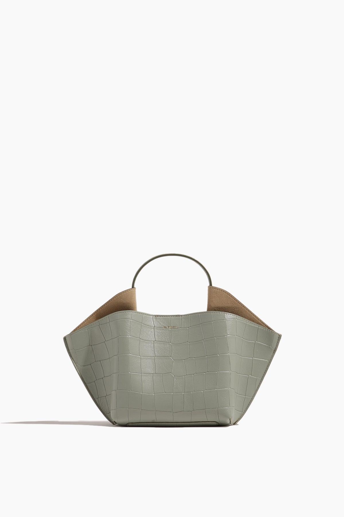 Ann Tote Mini in Sage by REE PROJECTS