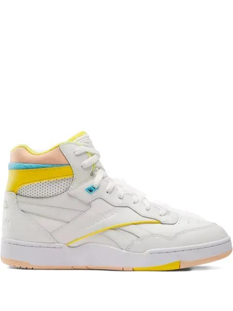BB 4000 II Mid "Chalk Yellow" sneakers by REEBOK