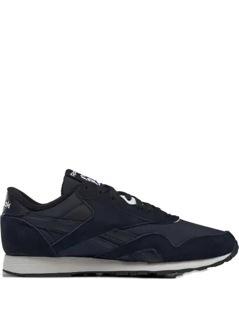 Classic "Black/Morning Fog" sneakers by REEBOK